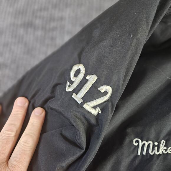 Selden Truck Rebels Firefighter Jacket Mens 2XL Black Embroidered NY USA Flag - Picture 4 of 13